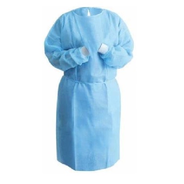 SMS ISOLATION GOWN 30GSM BLUE